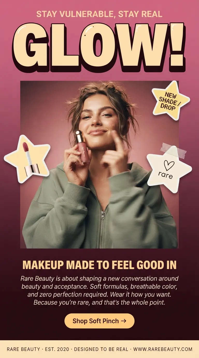Glow social campaign design