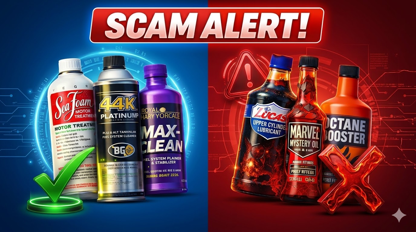 Product scam alert comparison thumbnail design